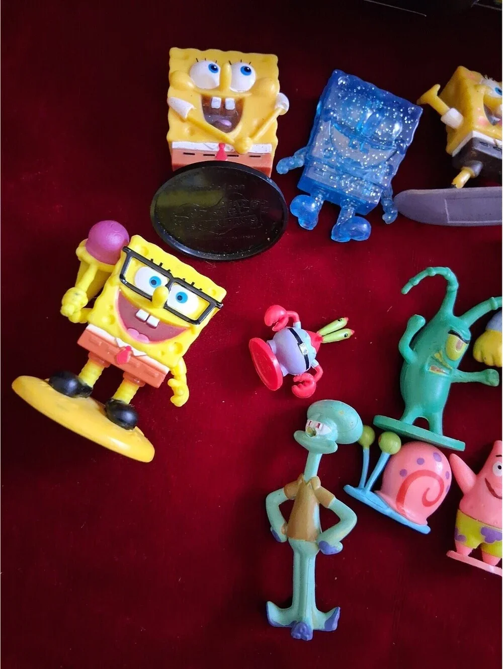 Huge Mixed Lot Of 24 SpongeBob SquarePants Figures, Fast Food Toys Patrick